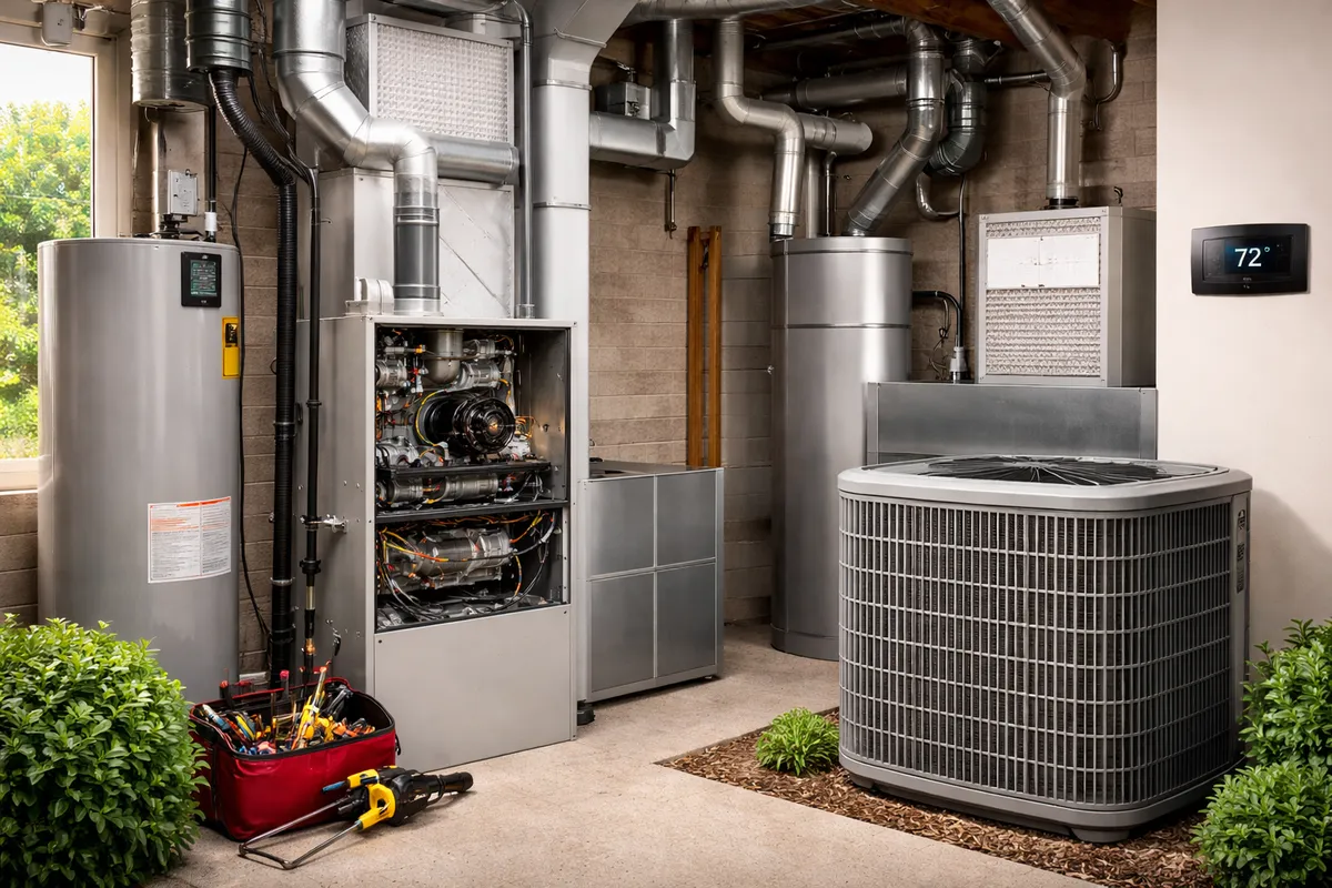 Professional HVAC system installation